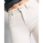 Cream Cotton Bootcut Jean