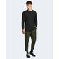 Black Cotton Long Sleeve