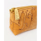 Beige Cotton Clutch Bag