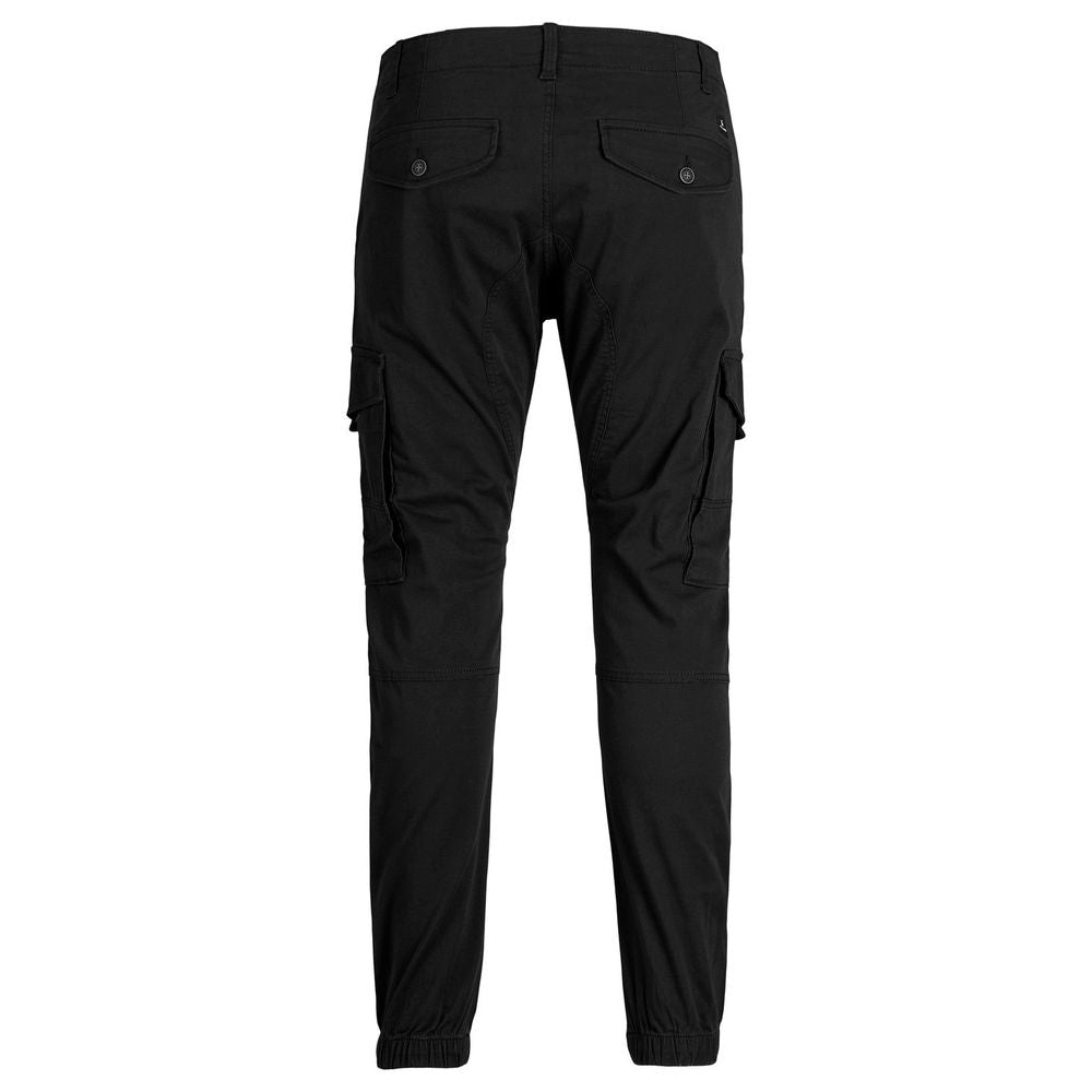 Black Cotton Skinny Pant