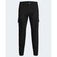 Black Cotton Skinny Pant