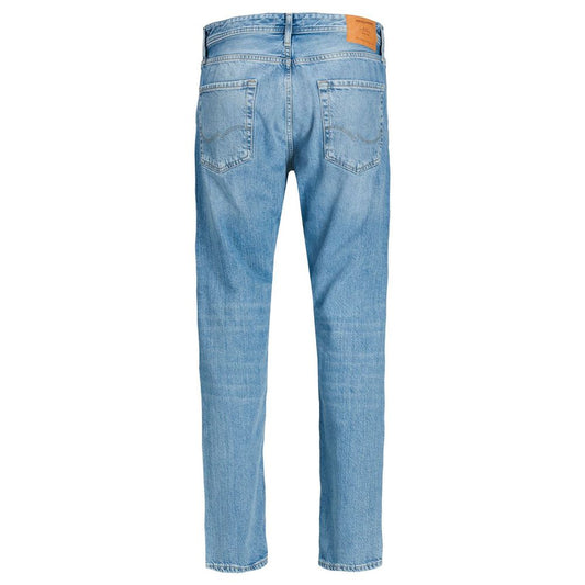 Blue Cotton Relaxed Fit Jean