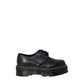 Black Leather Lace-Up Boot