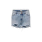 Light Blue Cotton Short