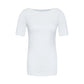 White Viscose T-Shirt