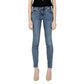 Blue Cotton Skinny Jean