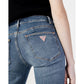 Blue Cotton Skinny Jean