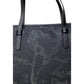 Black Polyester Handbag