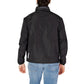 Black Polyester Jackets & Coat