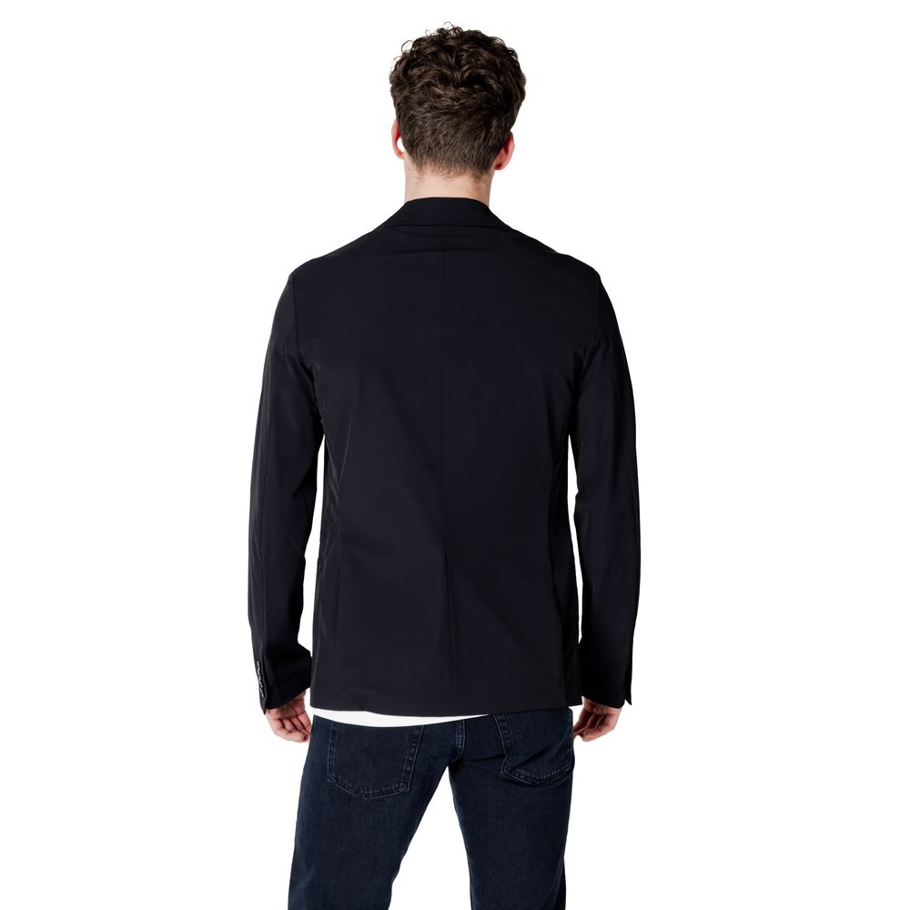 Black Cotton Blazer