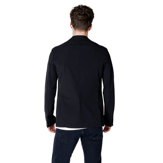Black Cotton Blazer