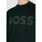 Green Cotton Sweatshirt