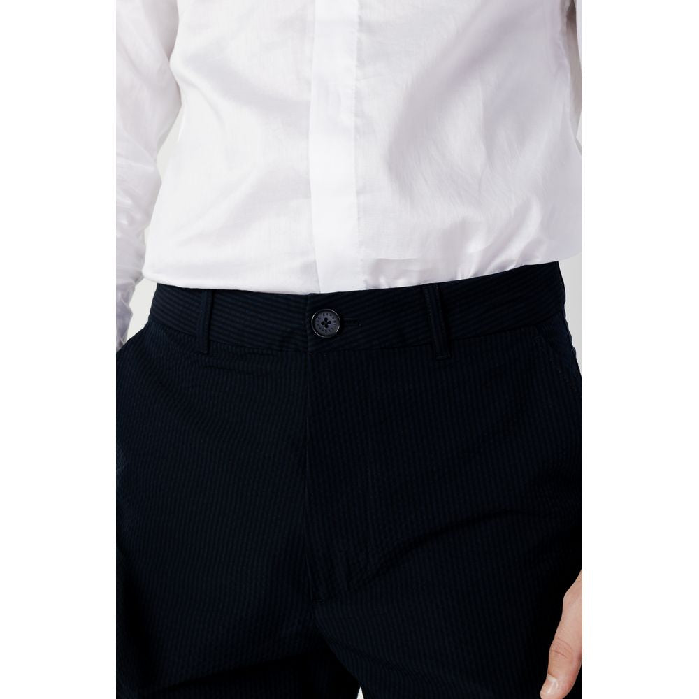 Blue Cotton Pant