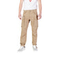 Beige Cotton Relaxed Fit Jean