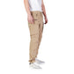 Beige Cotton Relaxed Fit Jean