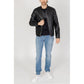 Black Polyester Jackets & Coat