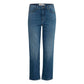 Blue Cotton Mom Jean