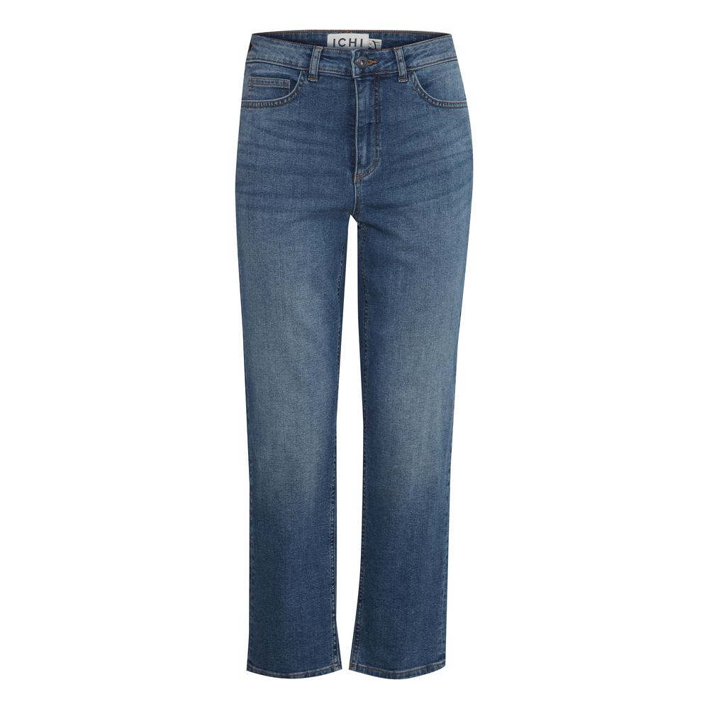 Blue Cotton Mom Jean