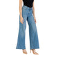 Light Blue Cotton Bootcut Jean