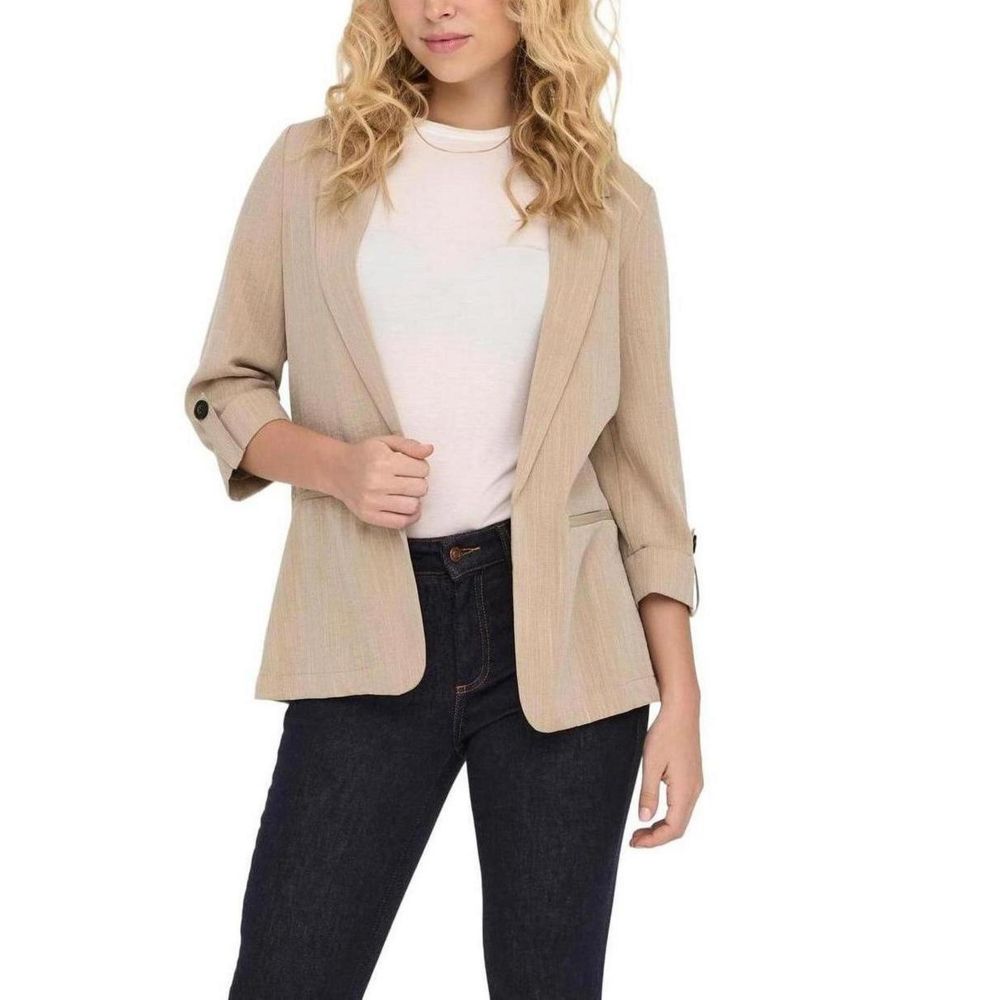 Beige Viscose Blazer