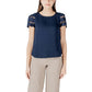 Blue Polyester T-Shirt