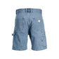 Light Blue Cotton Bermuda
