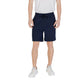 Blue Cotton Bermuda