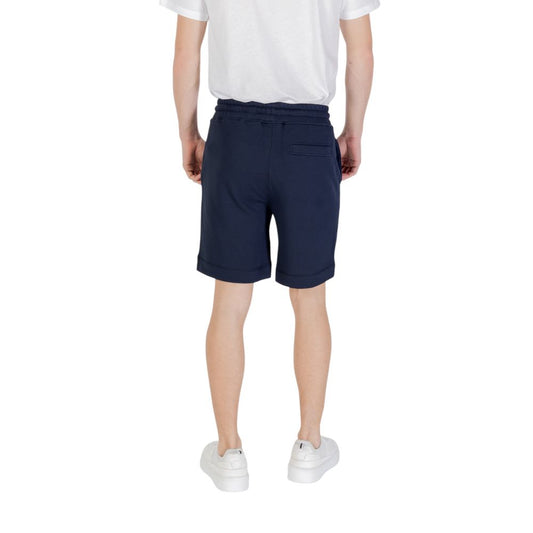 Blue Cotton Bermuda