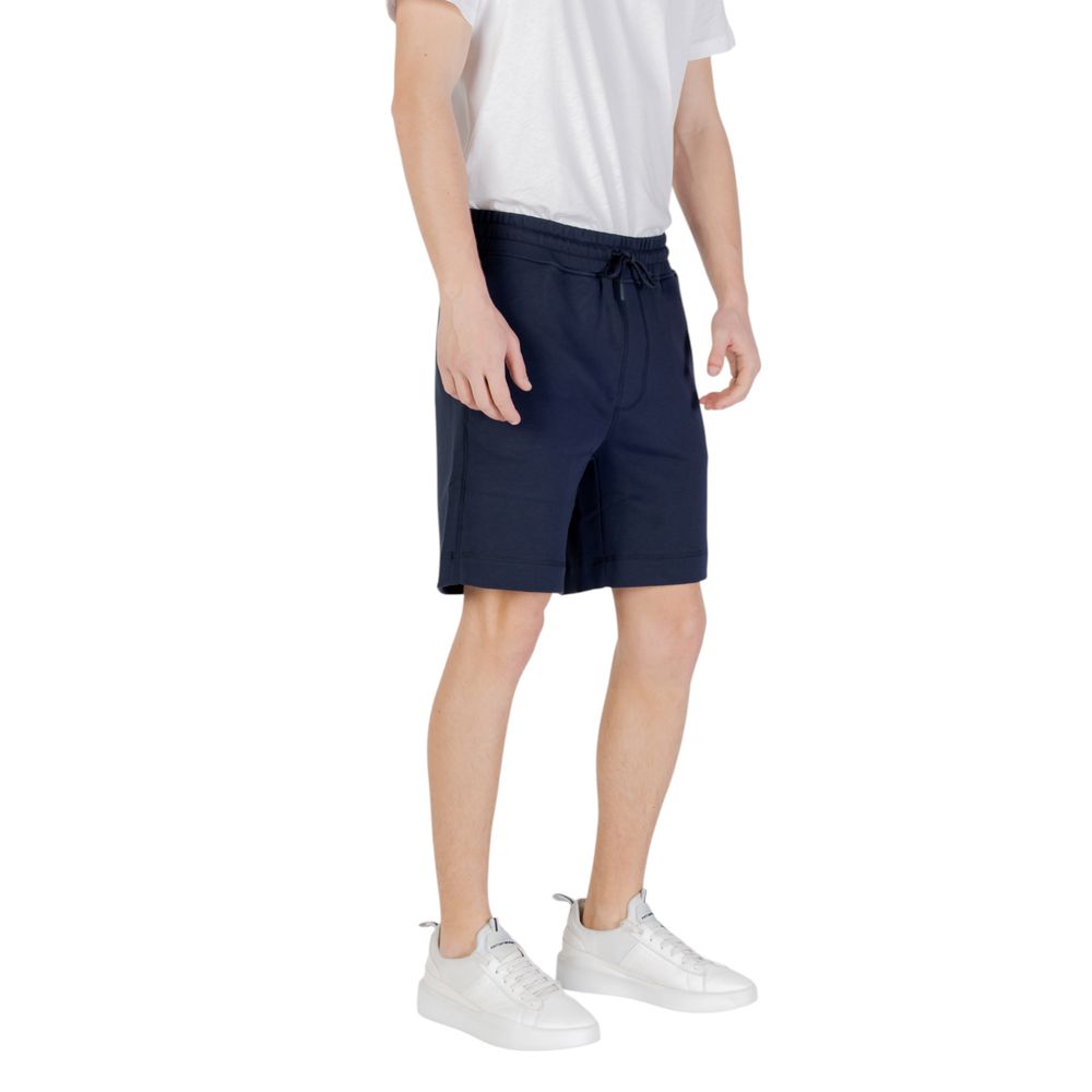 Blue Cotton Bermuda