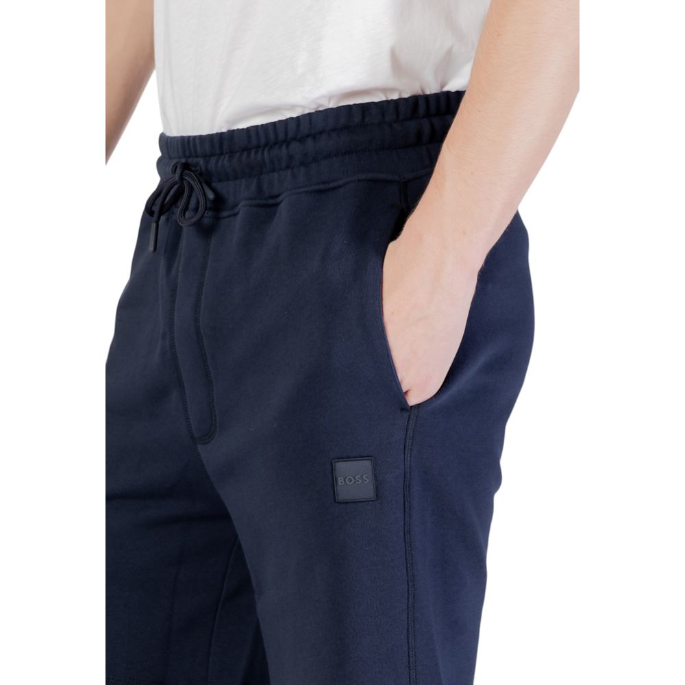 Blue Cotton Bermuda