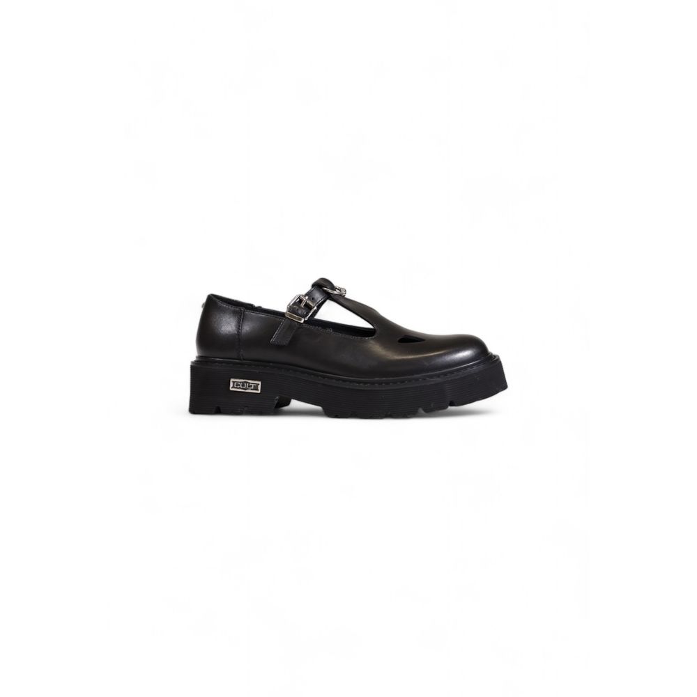 Black Leather Platform