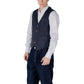 Blue Cotton Waistcoat