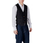 Black Cotton Waistcoat