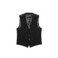 Black Polyester Waistcoat
