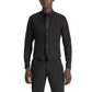 Black Polyester Waistcoat