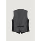 Black Polyester Waistcoat
