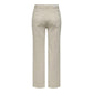 Beige Cotton Relaxed Fit Jean