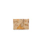 Beige Polyester Clutch Bag