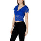 Blue Polyamide Top