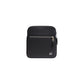 Black Polyester Messenger Bag