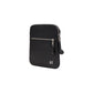 Black Polyester Messenger Bag