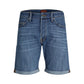 Blue Cotton Bermuda