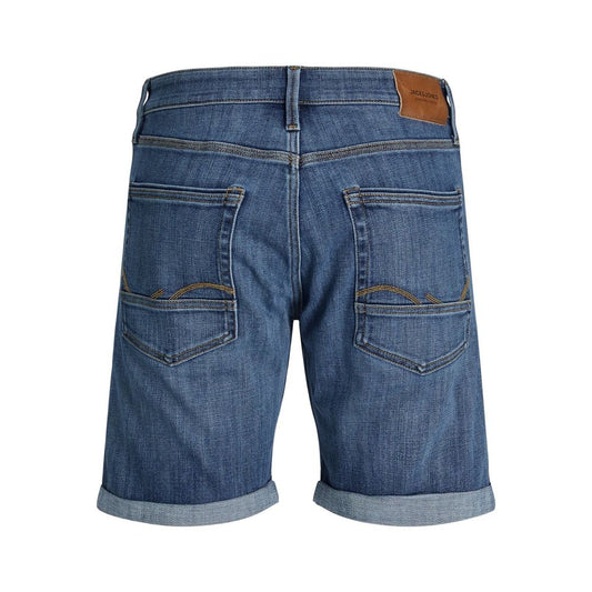 Blue Cotton Bermuda