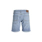 Light Blue Cotton Bermuda
