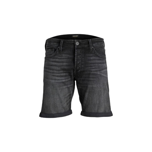 Black Cotton Bermuda