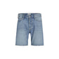 Blue Cotton Bermuda
