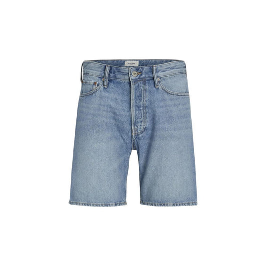 Blue Cotton Bermuda