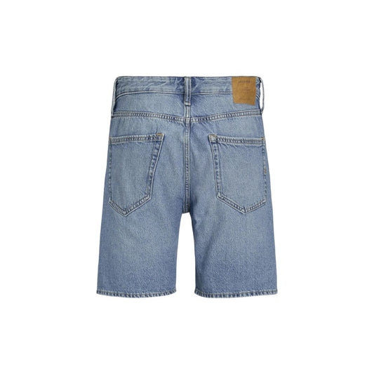 Blue Cotton Bermuda