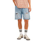 Light Blue Cotton Bermuda