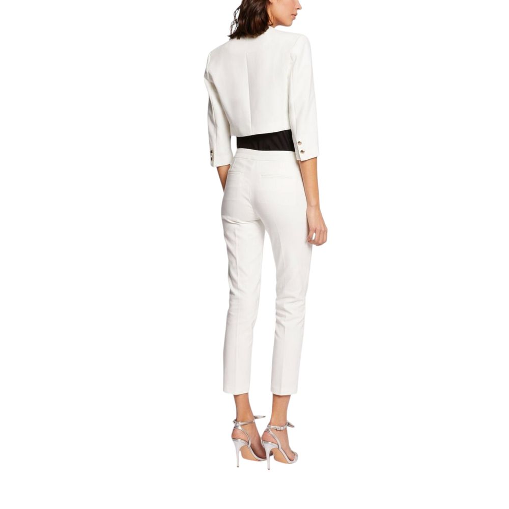 White Polyester Sweater
